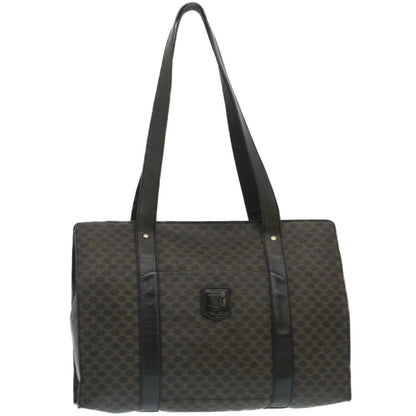 Luxury CELINE Macadam Canvas Tote Bag Black  yt711