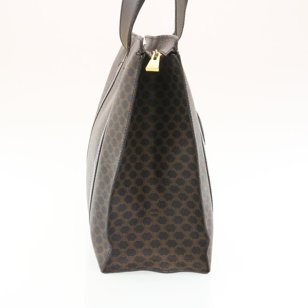 Luxury CELINE Macadam Canvas Tote Bag Black  yt711